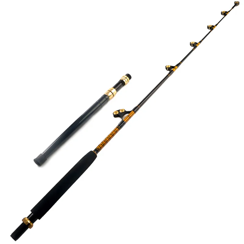 CWGR010-3 carbon fiber tuna marlin sea saltwater 1.98m 60-80lbs big game boat trolling rods fishing