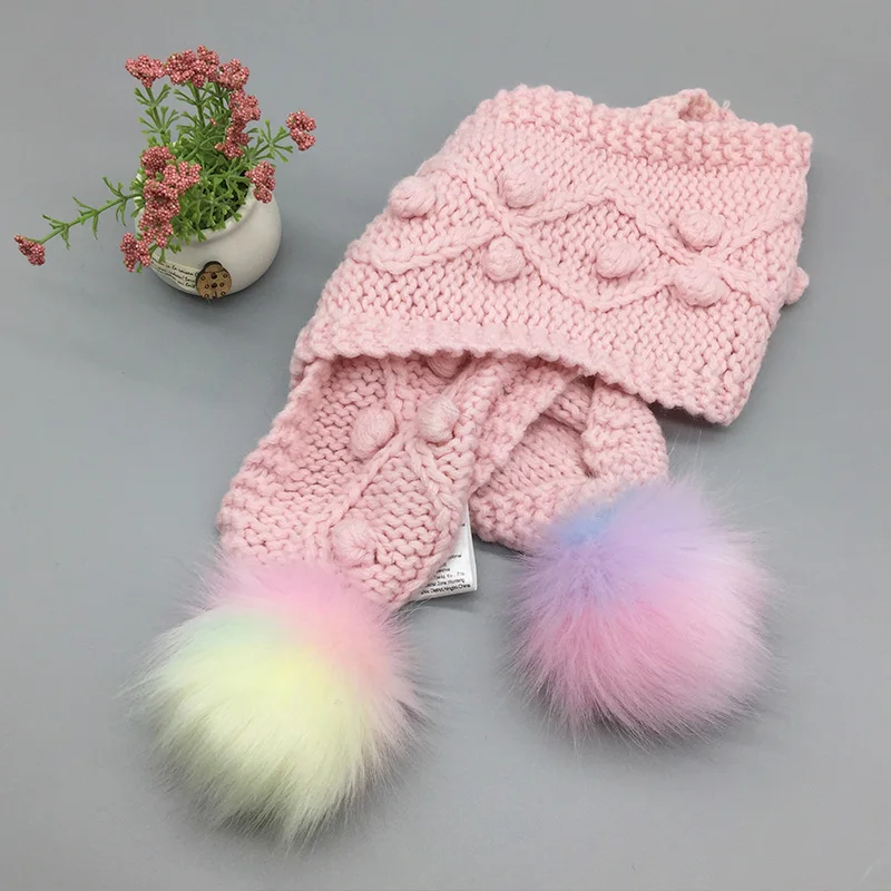 DIY вязаная шапка брелок аксессуары со съемной защелкой помпоны из кроличьего меха шарик из искусственного лисьего меха пушистый помпон из искусственного меха