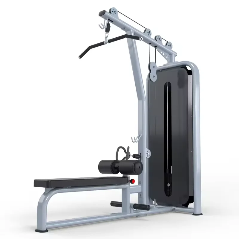 Gym Equipment Fitness Pully Exercise Machine Lat Pull Down And Low Row Machine