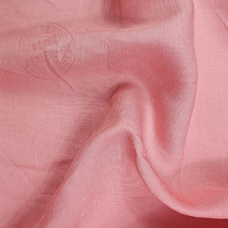 New Fashion 120D Tencel Ramie Woven Fabric 204GSM  for Spring Summer and Autumn Women Dress