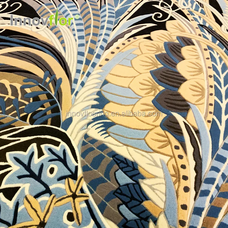 Innovflooring Tapetes 3d Rug Non Stick Rug On Carpet Pads Rug Carpet Blue For Bedroom