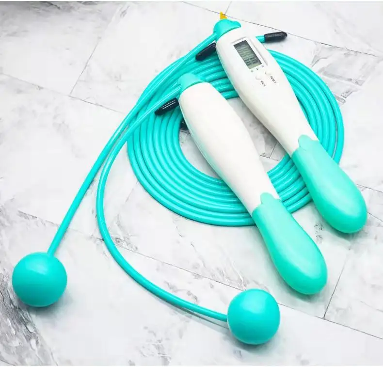 Custom Professional Fitness Weight Loss Smart Skipping Jump Rope Counter Speed Digital Skip Rope Cordless Skipping Rope
