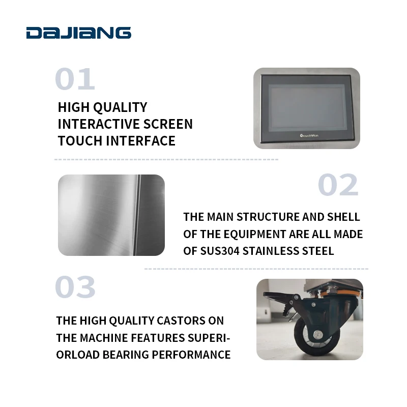 Vertical External Type Vacuum Pack Food Machine Rice Sealed Food Grain Packaging Machine