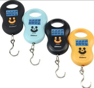 New Arrival Digital Luggage Hanging Scale Clear LCD Overload Indicator Built-in Timer Portable Weight
