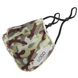 Reliable Material Print Sports Mask With Camouflage Pattern Summer Mask