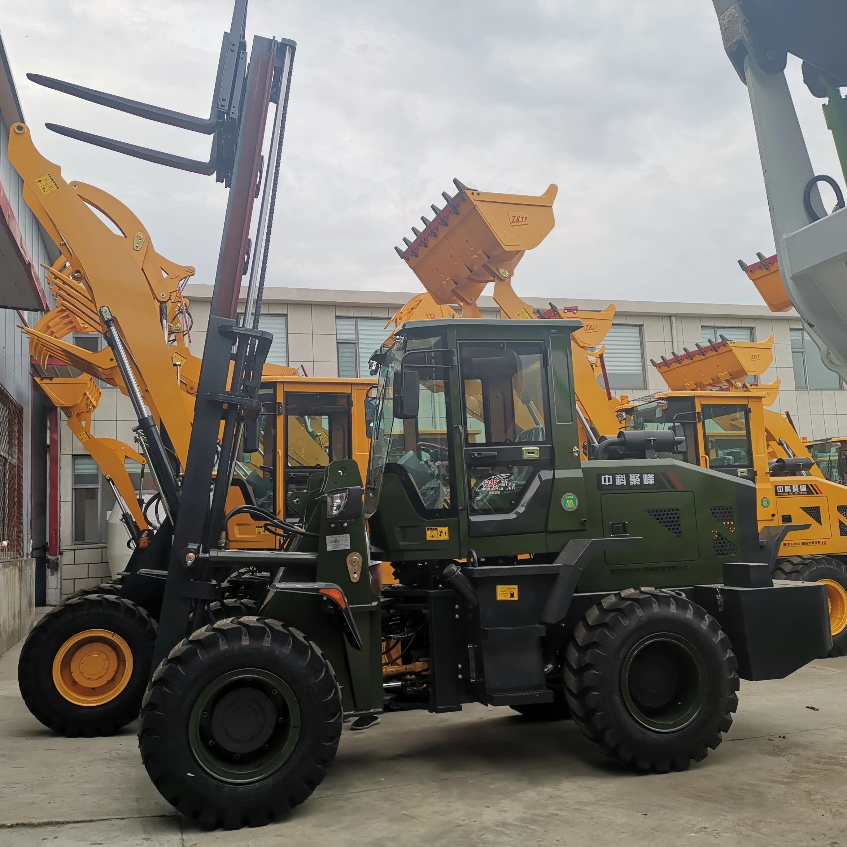 TERRAIN FORKLIFT MODEL CPCY30 ROUGH TERRAIN FORKLIFT 3 Ton FRONT ALL Diesel Engine Medium Wheel Side Reducer Driving Axle 3000mm