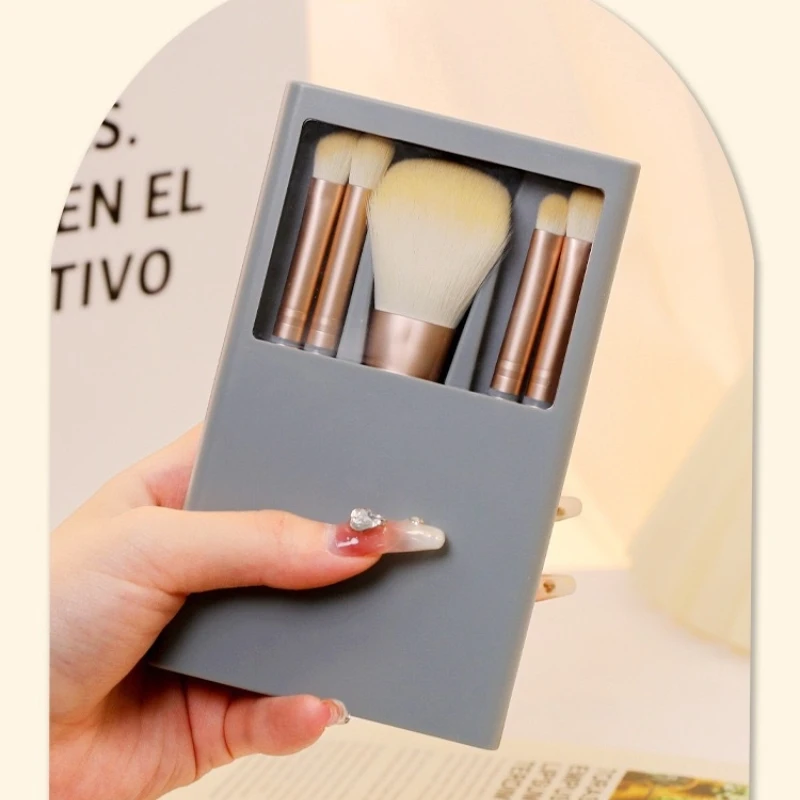 Hot Sell Hot Moms Professional 5Pcs Mini Size Travel Makeup Brushes Set Or Other Makeup Tools