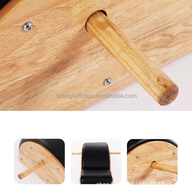 Professional Yoga Training Exercise Equipment Used Reformer Machine Oak Pilates spine corrector