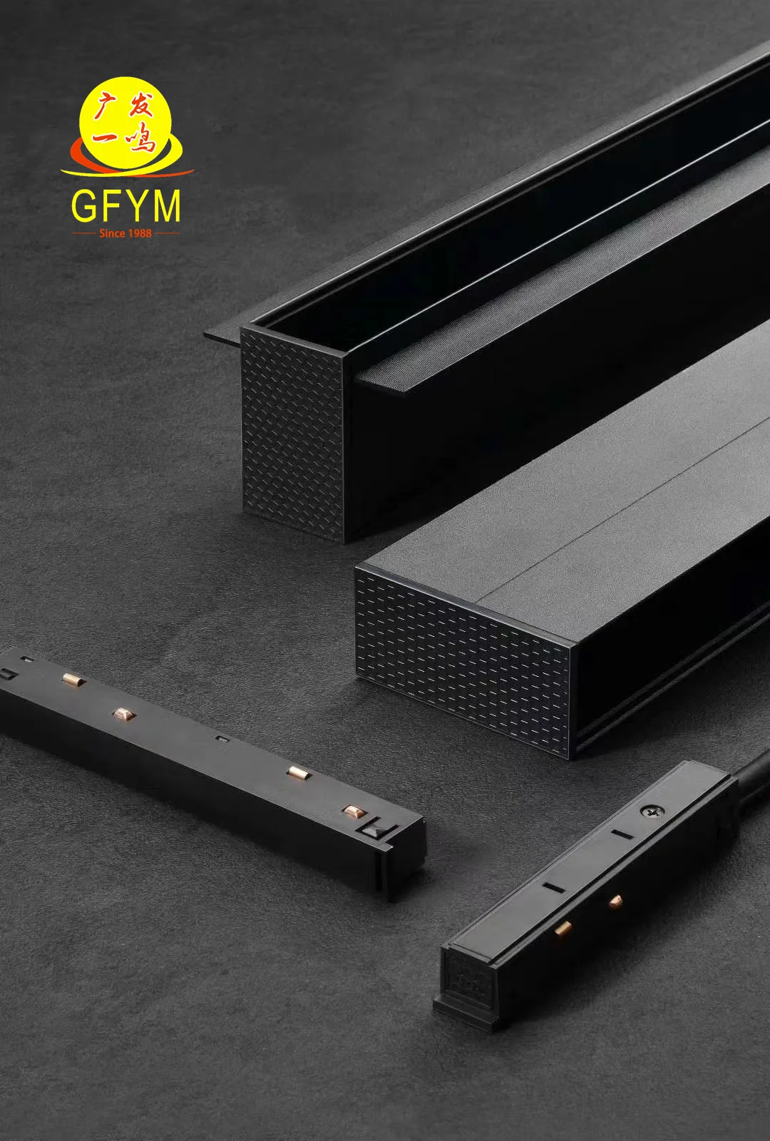 Good quality GUANGFA Magnetic Track Lighting  System short direct conductive module for Lighting Track Accessories