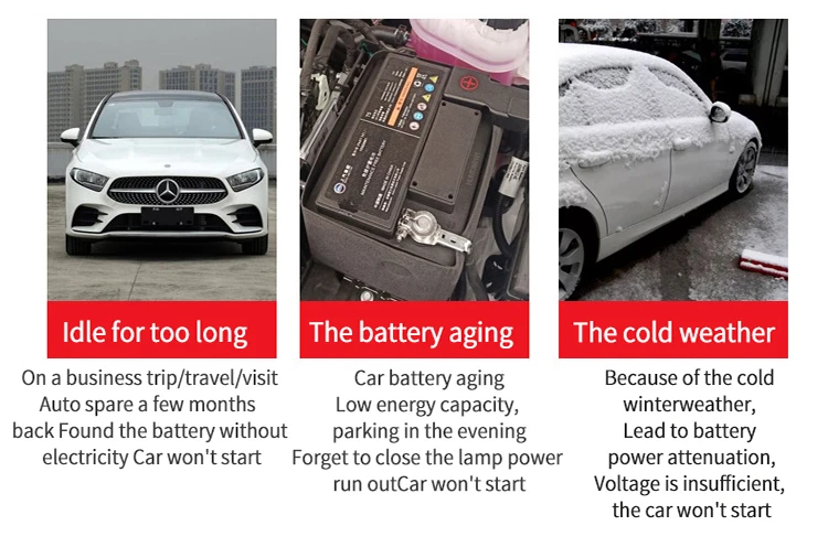 ZHAOLEAD 221.2WH High Power Mini Lithium Battery Booster Portable  Cable Charger Portable Car Jump Starter With Power Bank