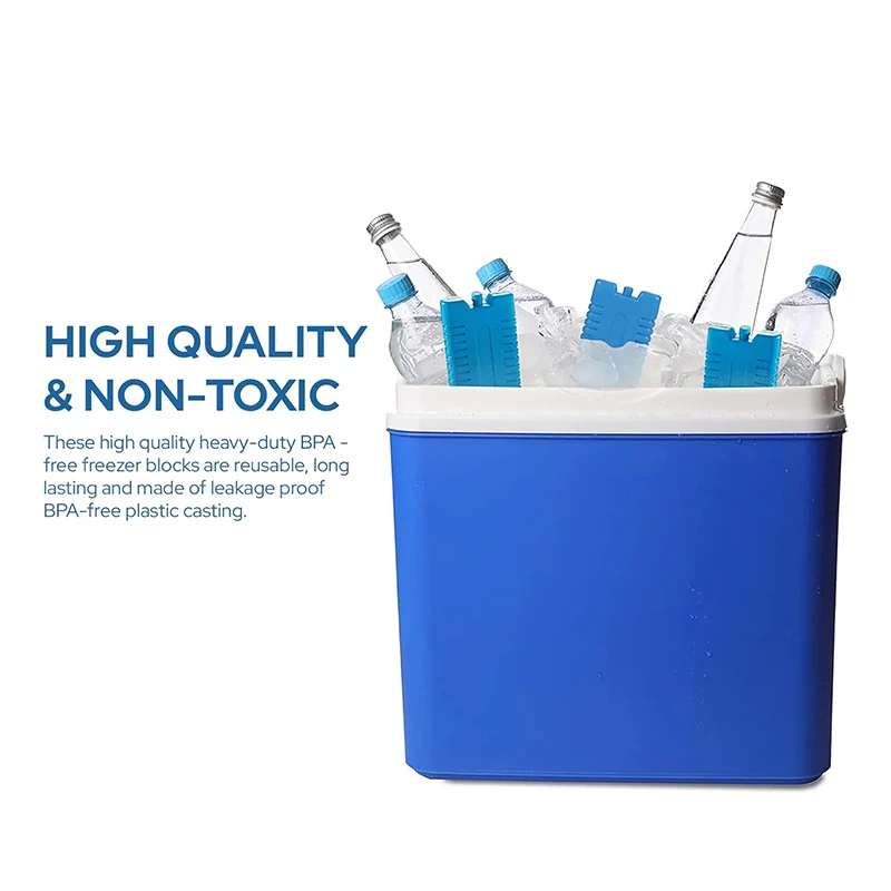 Portable Ice Bricks Ice Block Freezer Ice Packs For Cool Lunch Box Outdoor Camping Picnic