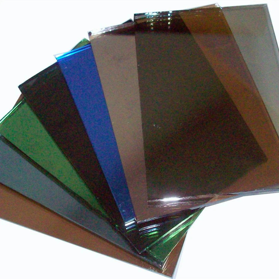 Various Kinds Of Crystal Heat Cutting Size Color Tinted Reflective Float Glass For Cathedral