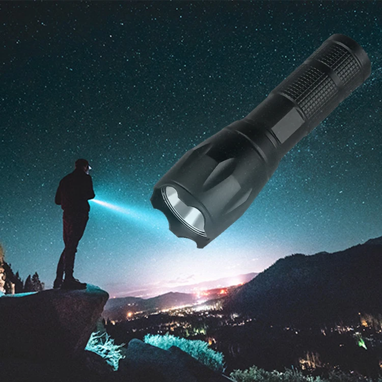 Wholesale Plastic Cheap Rechargeable 3 Mode Self Defense Pocket Torch Light LED Mini Flashlights
