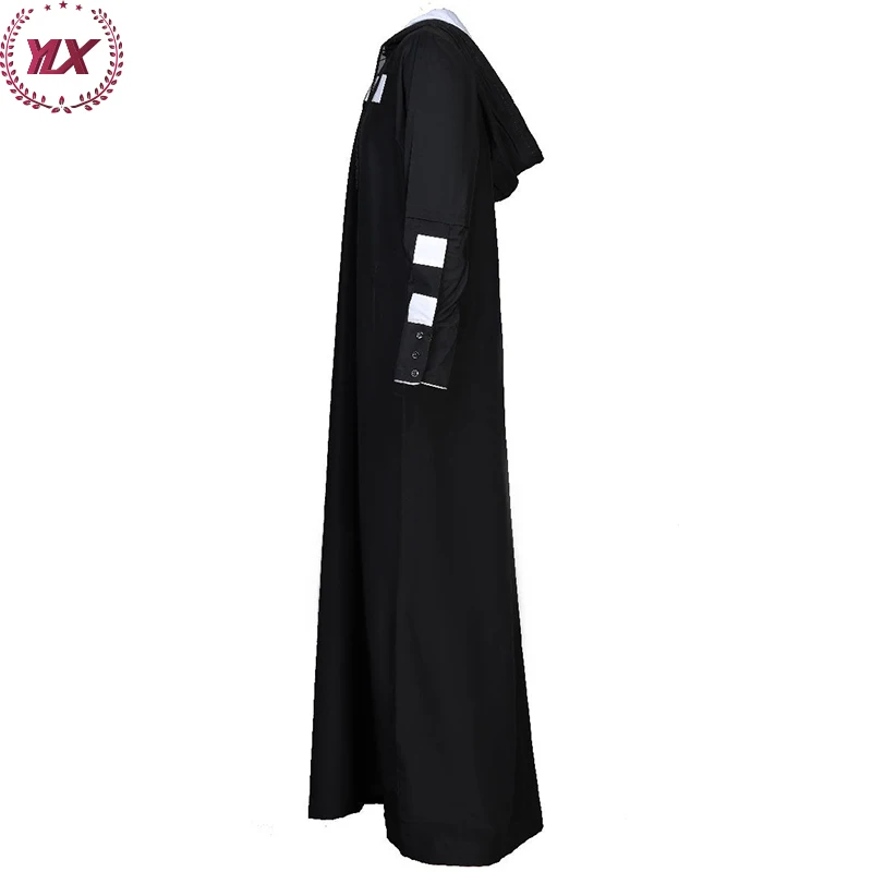 Men Islamic Robe Muslim Kaftan Moroccan hoodie  Robes Casual Dubai Saudi Arabia Men Jubba Thobe