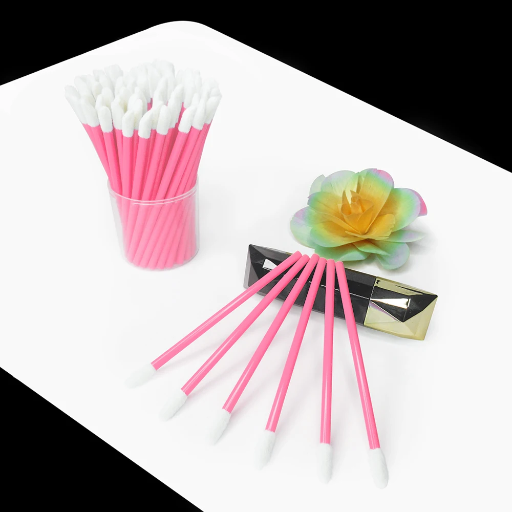 Wholesale Individual Disposable Lip Brush, Custom Packaging Lip Brush Applicator, Custom Packaging Lip Liner Brush