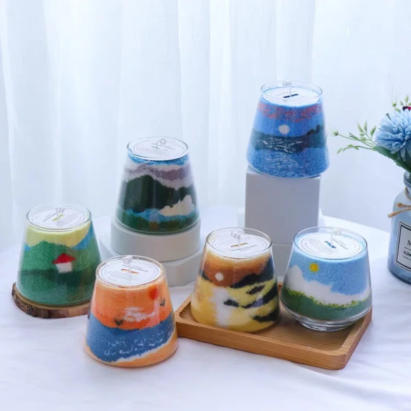 DIY Aromatherapy Candles Colored Pearl Wax Sand Wax Sand Wax Candle Raw Materials Wholesale for Wedding and Christmas Decoration