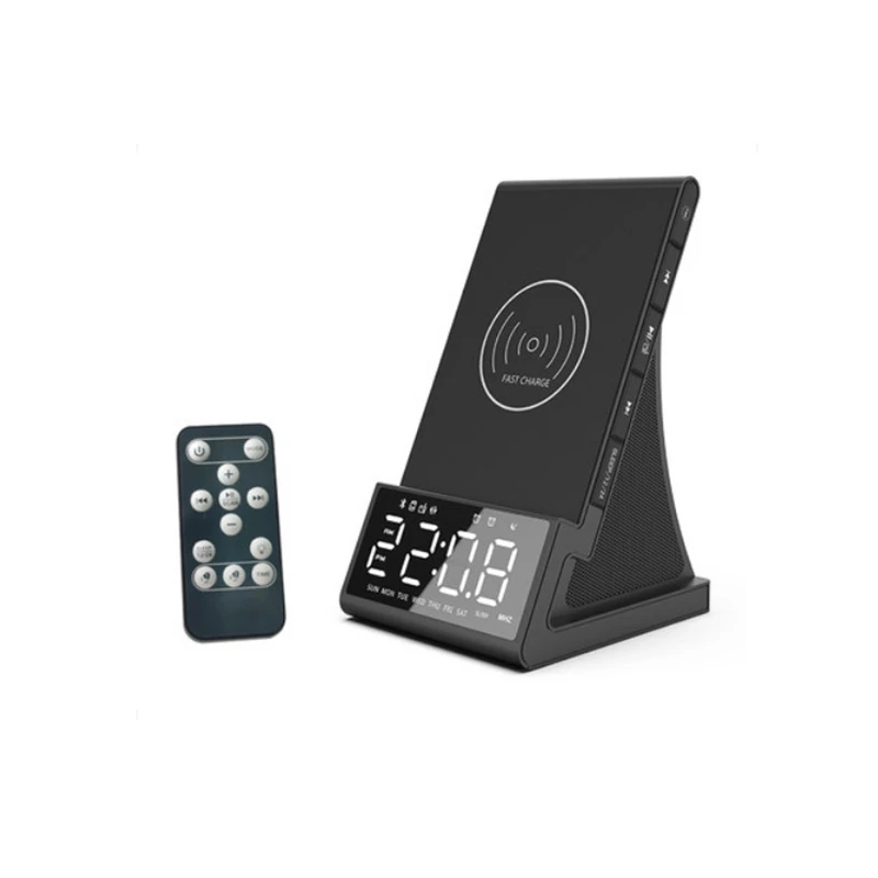 
 X7 Многофункциональный беспроводной bluetooth-динамик с будильником/радио/пультом дистанционного управления/светодиодным дисплеем  