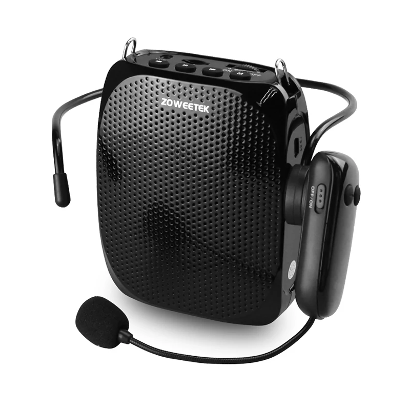 ZOWEETEK ZW-S615 10 Вт портативный персональный преподавания UHF Беспроводные средство громкоговорящей связи для учителей классе слова на открытом