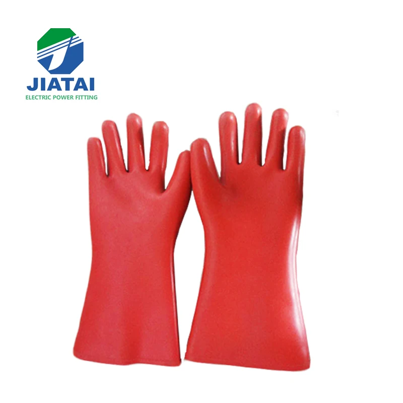 high voltage electrical insulating gloves /electrician prevent electric charging 12 volt operation 10KV gloves rubber gloves