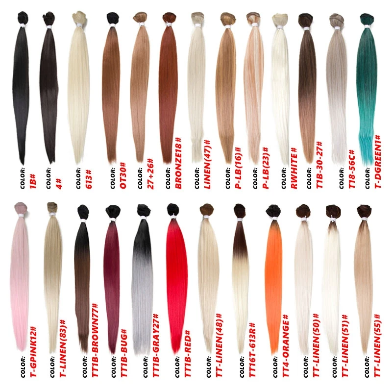 Пучки из синтетических волос