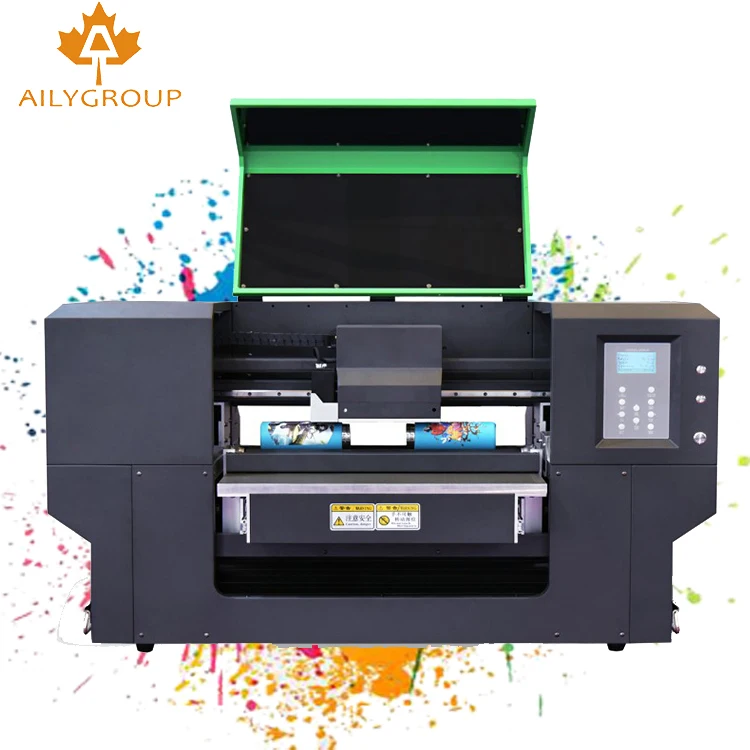 Uv6040 id card inkjet uv printer flatbed rotary
