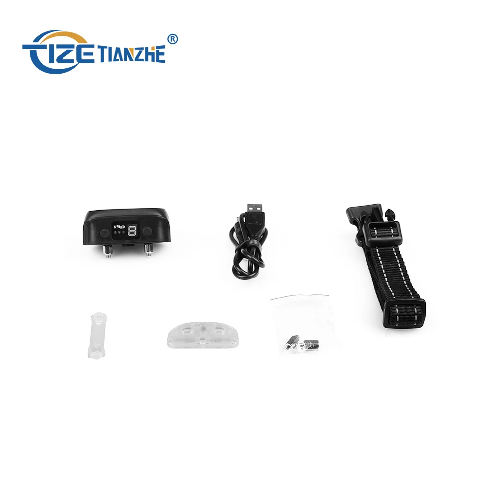 Waterproof Rechargeable Pet Training Smart Control Beeper Voice Stop Shock Vibration No Anti Dog Bark Collar for Small Dogs