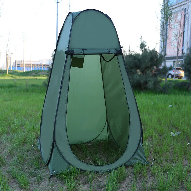 Portable Outdoor quick Pop Up Privacy Instant Shower Tent Camp Toilet cheapest camping tent with Window camping shower tent