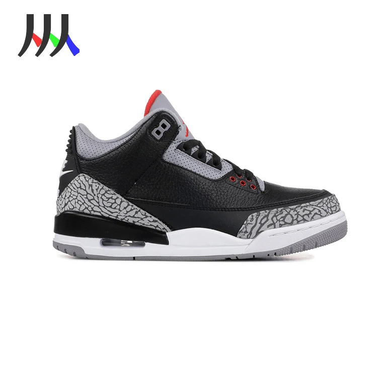 New Color Arrived AJ 3 Retro sneakers for women and men Original material Top quality sport shoes drop shipping