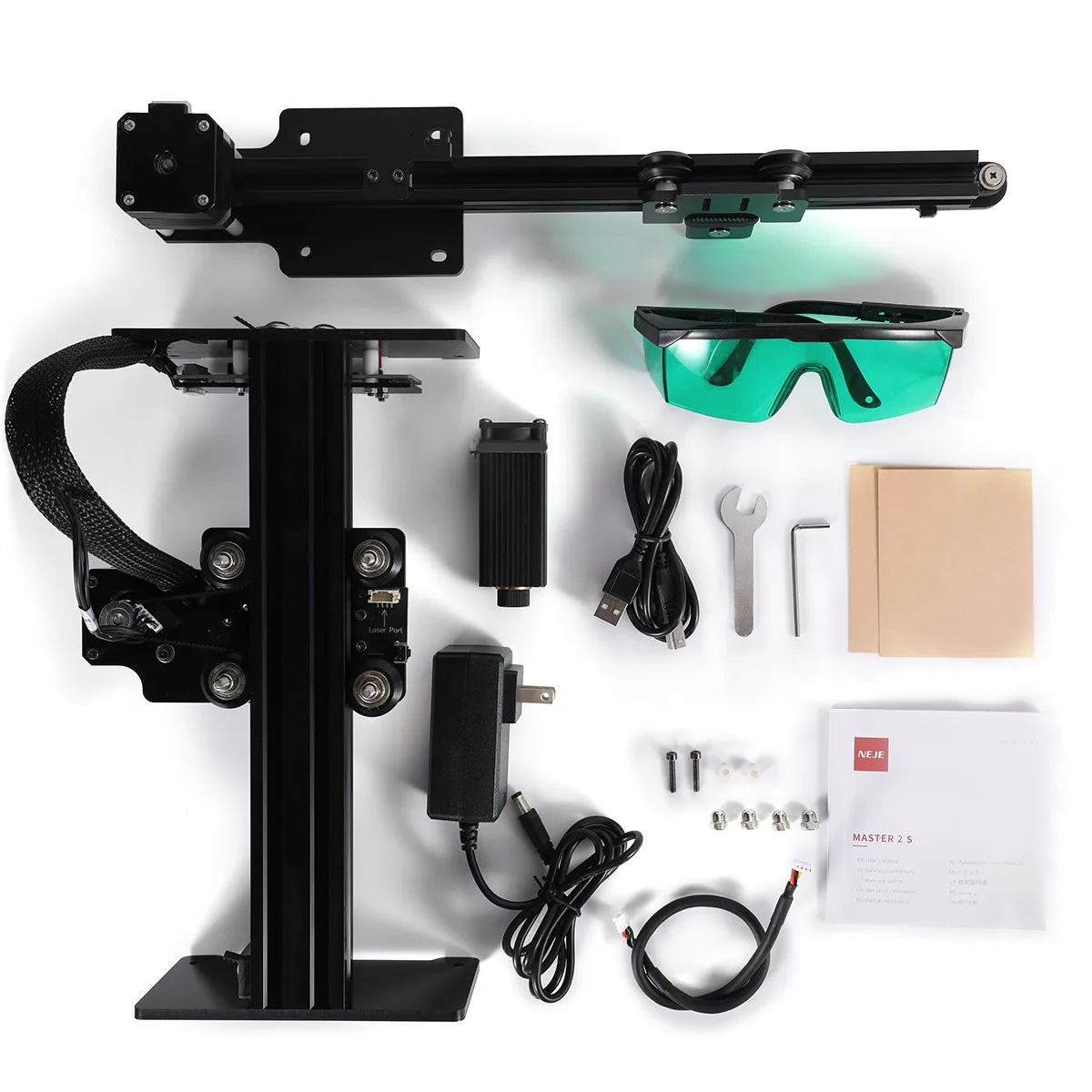 NEJE Master 7W 20W High Speed Mini CNC Laser Engraver For Metal Engraving Carving Machine Laser Cutting Engraving Machine