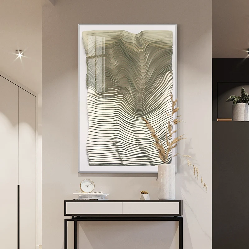 Modern Light Luxury High-end 3D Three-dimensional Acrylic Felt Real Wall Decor Painting