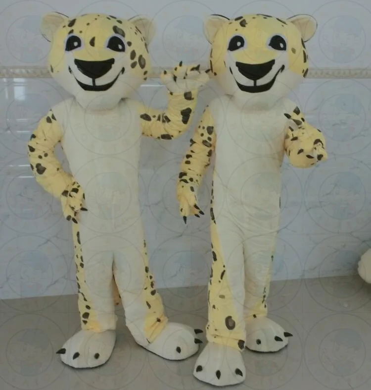 Leopard panther mascot costume/animal costume/adult plush animal costume