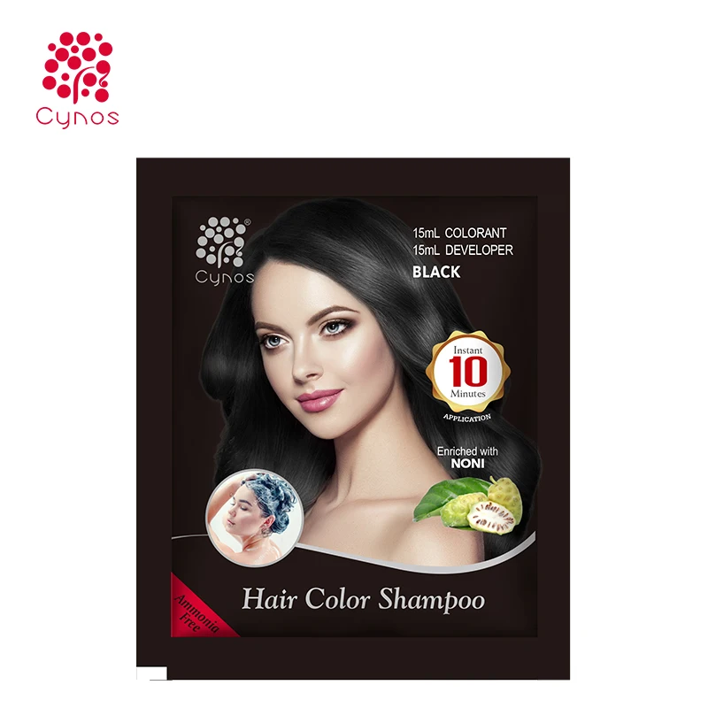 
Cynos Quick and Gentle Coloring Shampoo, darkening shampoo, shampoo hair dye 