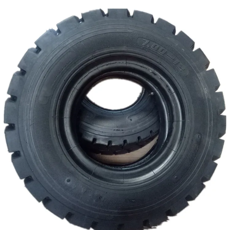 China Manufacturer Forklift Pneumatic Tire 6.00-9 600x9 12PR Tube Flap