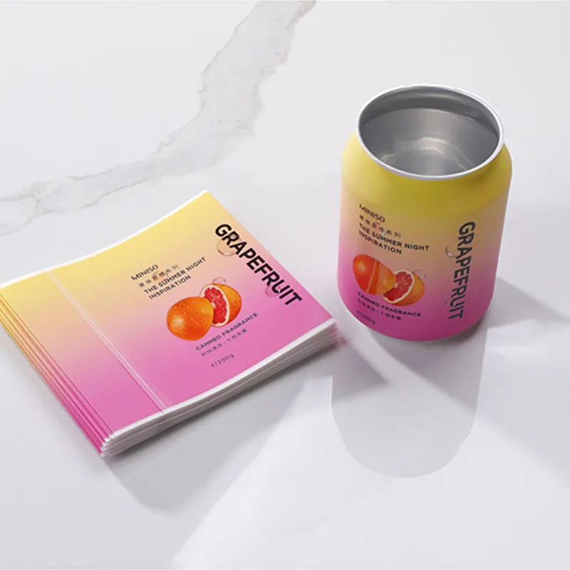 Custom Beer Cans Bottle Shrink Sleeve Label for Aluminum Can 12 OZ,16 OZ 500 ml, 330 ml PVC PETG Beverage digital Printing