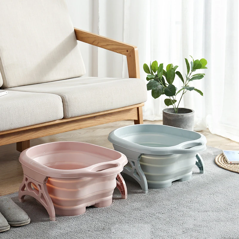 2021 Amazon Hot selling Durable Leak Proof Foldable Plastic Basin Foot Bath