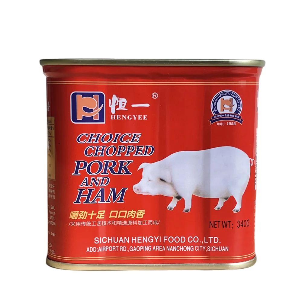 Hengyee HACCP QS ISO консервированный свинина ветчина консервированные готовые к употреблению консервы ветчина свинина
