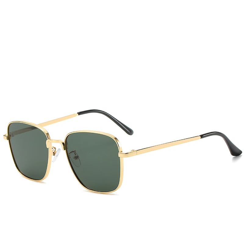 retro metal square sunglasses men ocean pink blue lens custom logo wholesale sunglass women