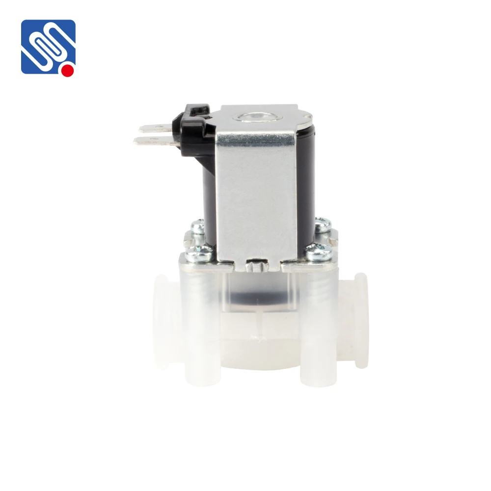 MEISHUO FPD360K type NO NC DC12V 24V 36V AC110V 220V plastic valve NPT 1/4 internal thread inlet and outlet water solenoid valve