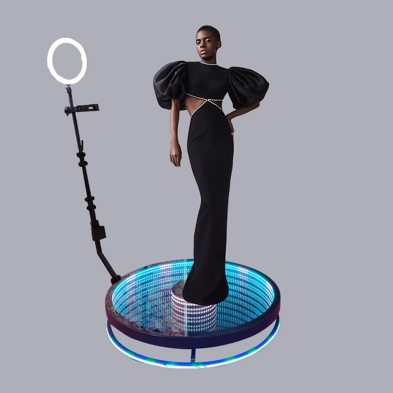 Festival Wedding Event Party spin Selfie Video 360 Photo Booth machine Automatic Photo booth Video 360 Photo Booth for party