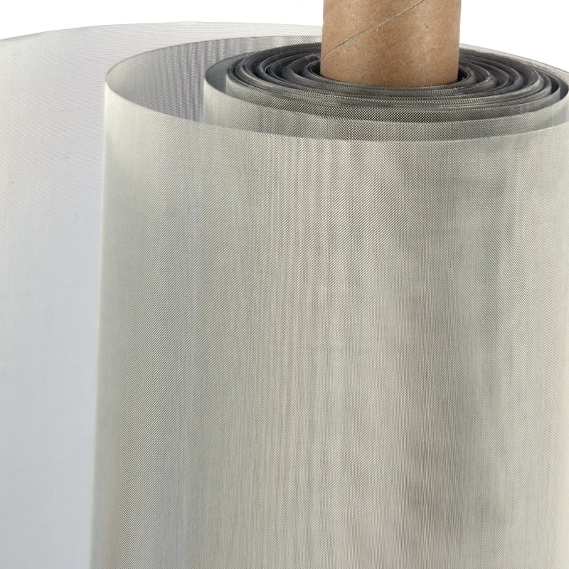 500 400 300 200 100 80 70 25 micron 304 316L 430 904L 310S stainless steel wire mesh for filter