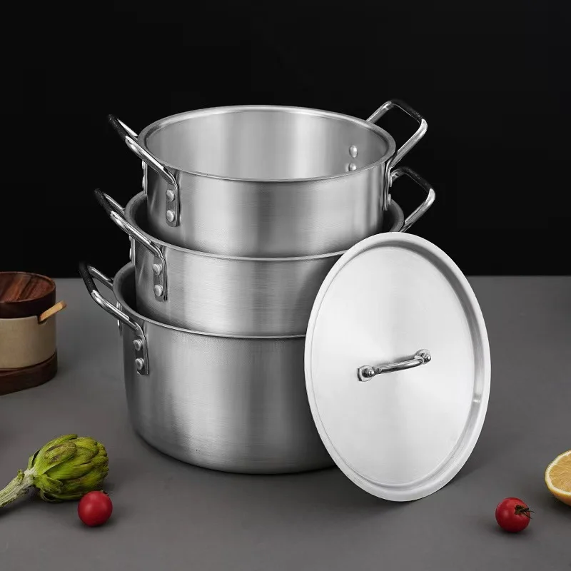 Best selling 7pieces 14cm 16cm 18cm 20cm 22cm 24cm 26cm aluminium panelas cookware set Korean soup pot