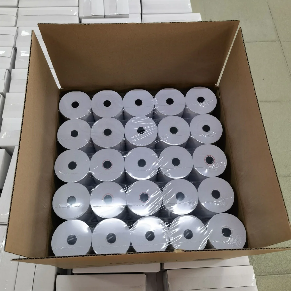 A Grade 80x80 57x40 Portable Credit Card Terminals Chip Pin Device Retailer Transactional Thermal Visa Cash Register Till Roll