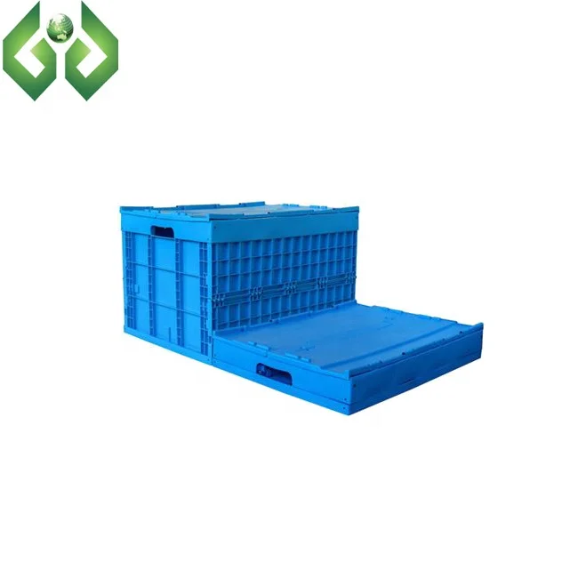 600*400*368 мм пластиковый твердый складной ящик/контейнер для хранения