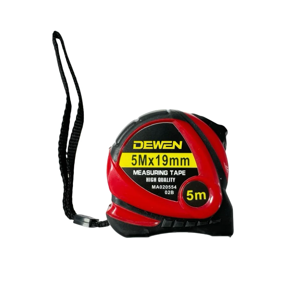 DEWEN factory China Customized 3m 5m 7.5m 8m 10m Meter Retractable Measuring Tapes For Construction With Rubber Case