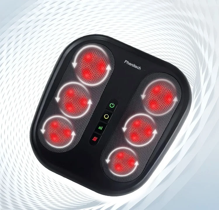 Trending Products 2024 New Arrivals Shiatsu Foot Massager Electric Heating Vibration Massage Machine Ball Roller Foot Massager