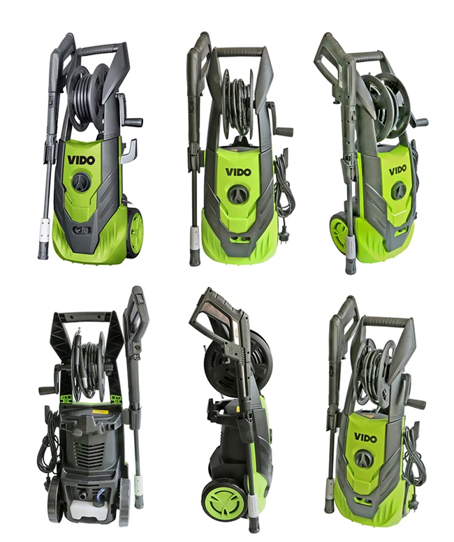 VIDO 2000w 220v 150bar bar professional electric nozzle power machine pump  high pressure car washer