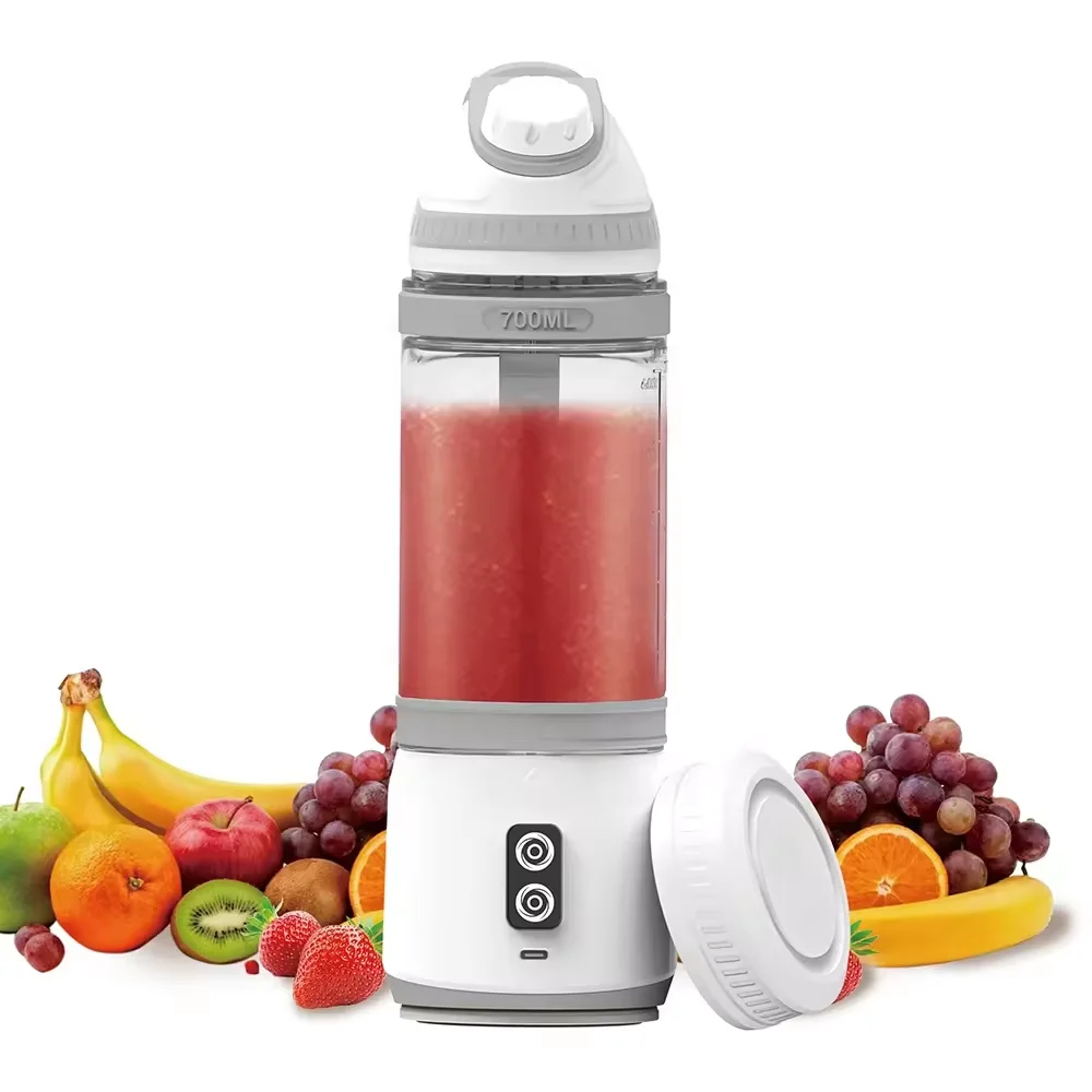 Portable 240W Powerful Smoothie Juice Cup Blender 6 Blades with Nozzle and Filter Handheld Juicer Blender