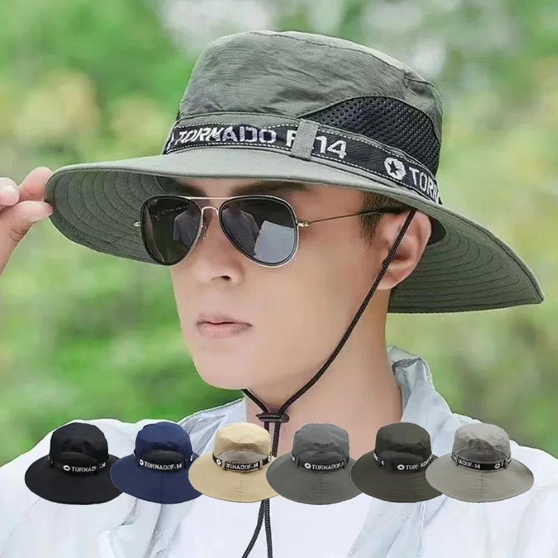 Factory Wholesale dad fitted hats Outdoor mountaineering adventure vacation travel sunshade hat