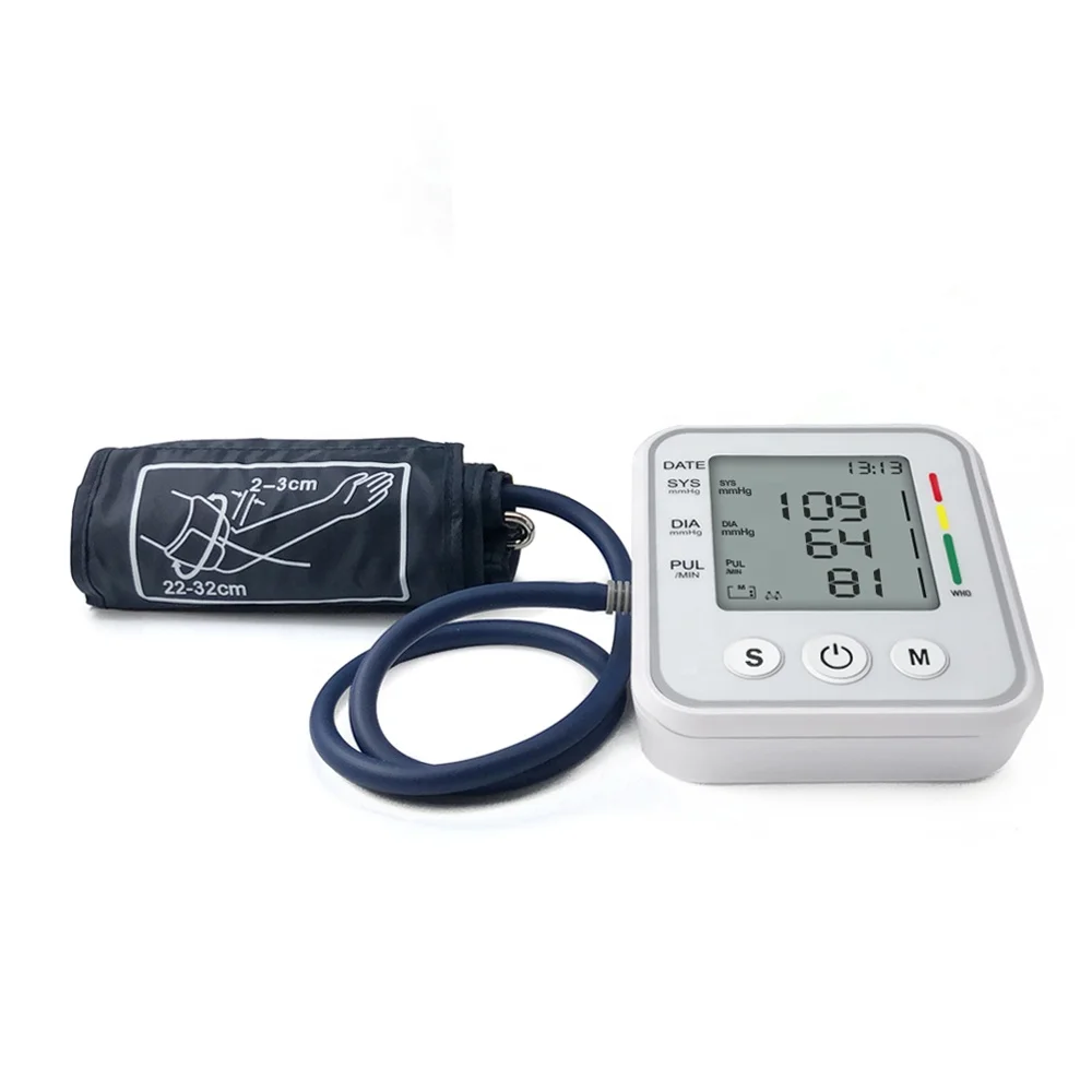 
Hot sale cuff arm blood pressure monitor automatic medical blood pressure monitor for sale 