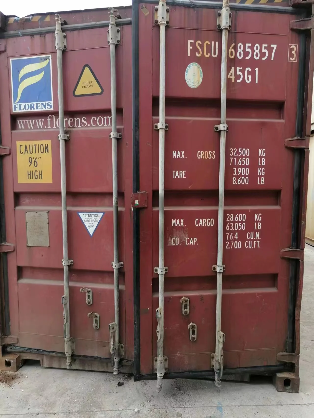 Ningbo 40hq shipping container for sale